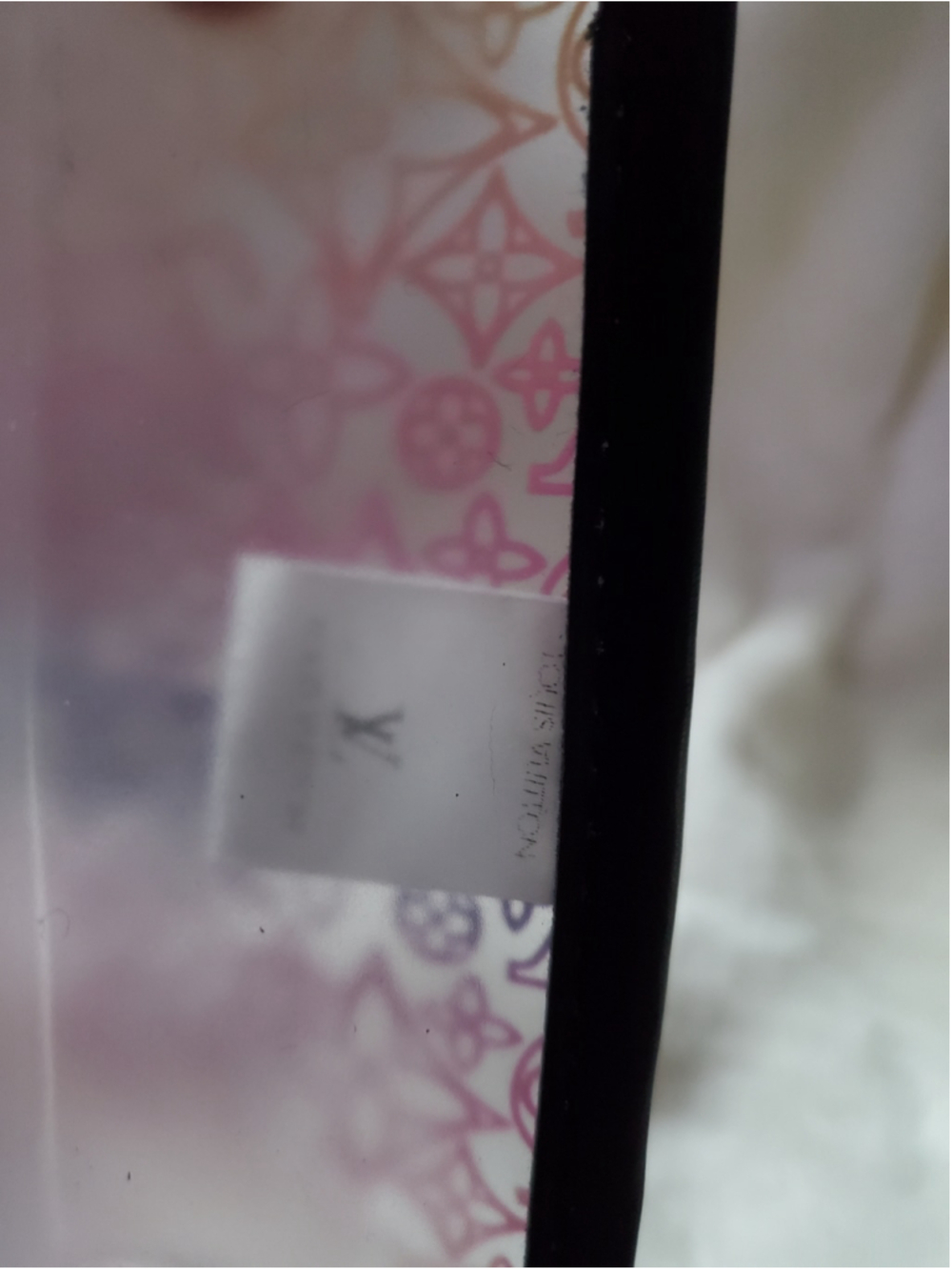 Beautiful womens clear  Cosmetic Case Pink Purple 💋 💄 - Picture 3 of 5